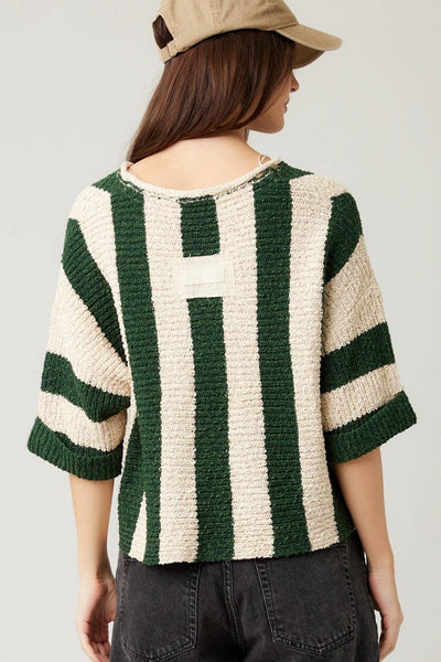 IM8711 - Vertical Striped Sweater