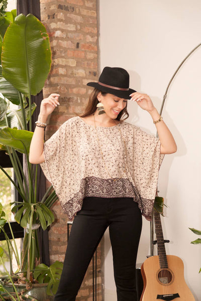 Sari Crop Top