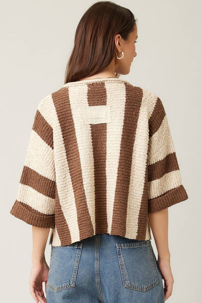 IM8711 - Vertical Striped Sweater