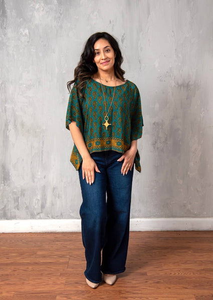 Sari Crop Top