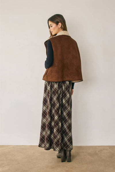 Reversible Faux Shearling Vest