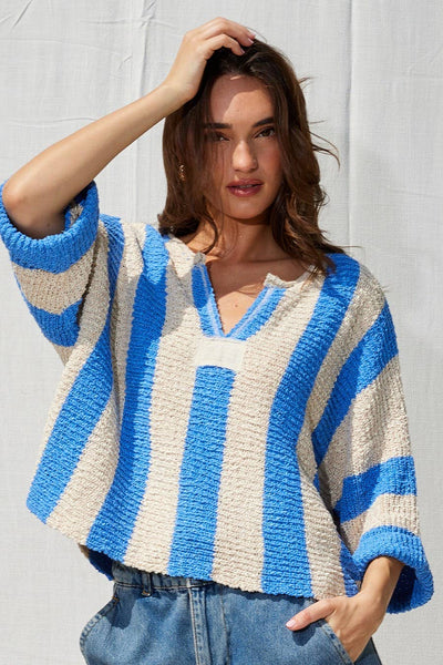 IM8711 - Vertical Striped Sweater