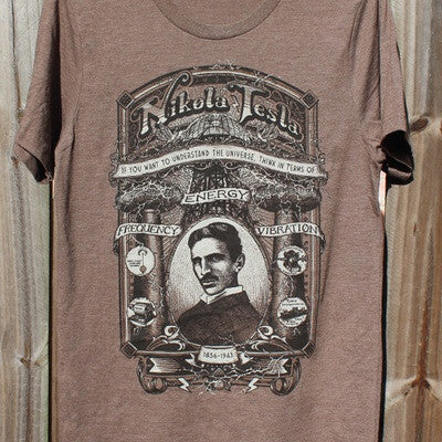 Nikola Tesla T-shirt  Handmade by Point 506