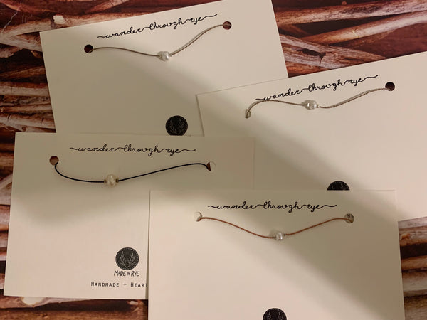 Tiny Silk Necklaces - Made In Rye