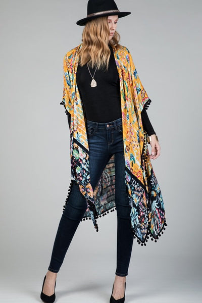 Sunshine Meets Paisley Kimono
