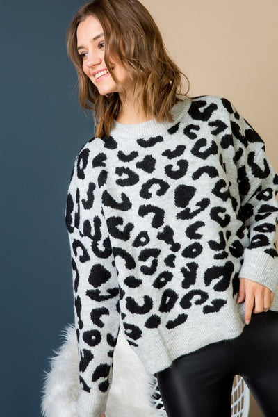 Leopard Print Sweater