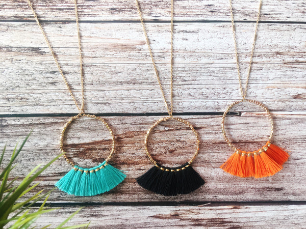 Tassel Necklace Party 🌿