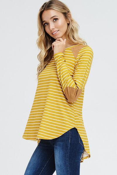 Stripes & Patches - Mustard