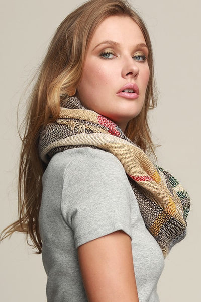 The plaid infinity scarf