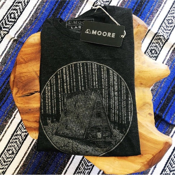 Cabin In The Woods Tee Made By Moore in Colorado