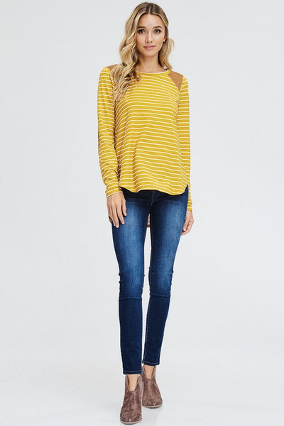 Stripes & Patches - Mustard