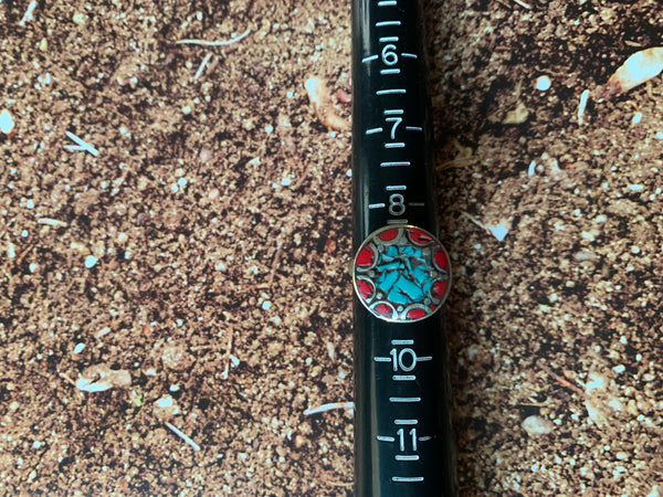 Mosaic Turq + Coral -Made in Morocco!