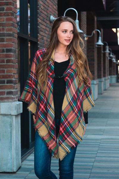 Plaid Scarf Wrap!
