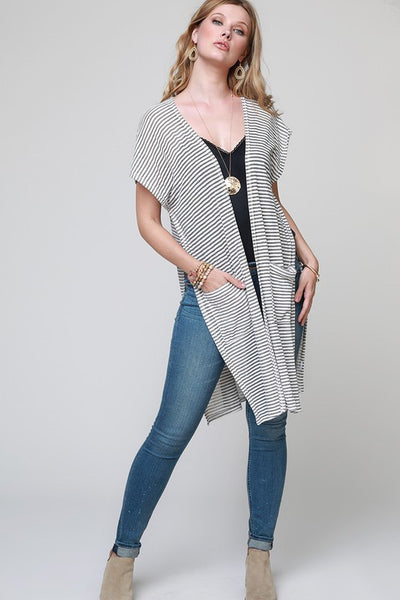 Open Kimono || Stripes